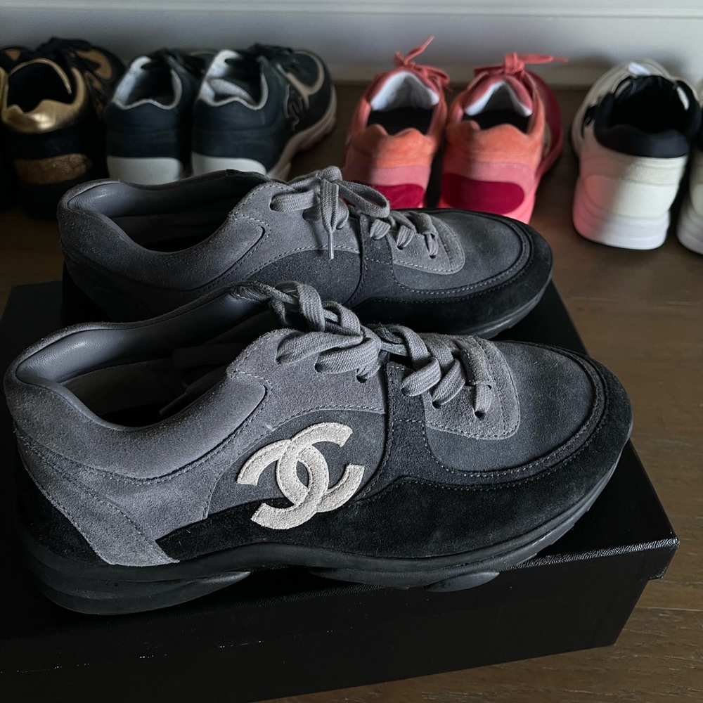 Authentic Chanel CC Sneakers